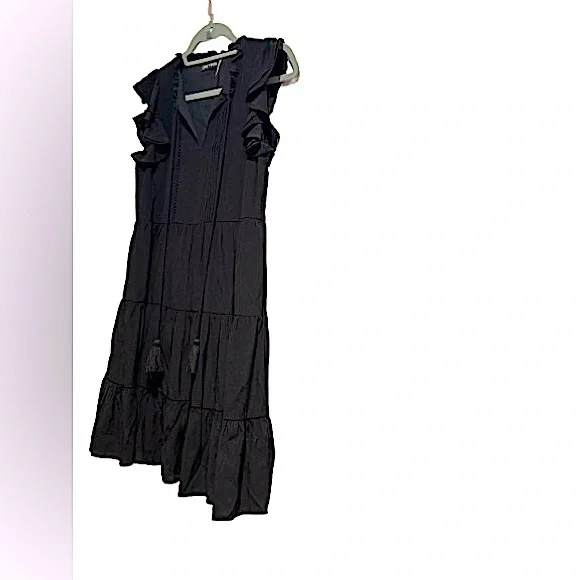 Love Token Roland Midi Dress in Black, Size XS - Picture 4 of 7